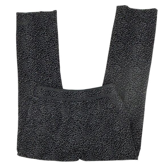 Carlisle Womens Pants Size 4 Animal Print Straight Leg Flocked Wool Blend UNIQUE - Picture 7 of 11